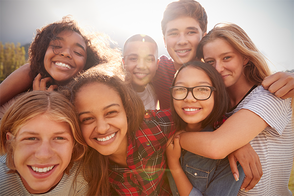 Group of Kids Smiling